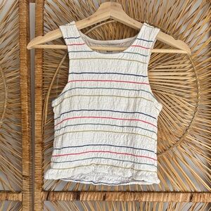 Madewell Striped Sleeveless Top - Multicolor